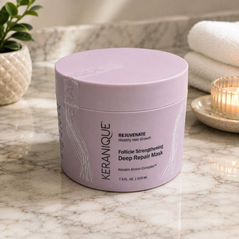 Keranique Rejuvenate Hair Mask Follicle Strengthening DEEP REPAIR 7.5oz